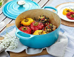 Panela Le Creuset Redonda Signature Azul Caribe 1,3L 16cm