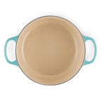Panela Le Creuset Redonda Signature Azul Caribe 1,3L 16cm
