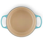Panela Le Creuset Redonda Signature Azul Caribe 1,3L 16cm