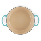 Panela Le Creuset Redonda Signature Azul Caribe 1,3L 16cm