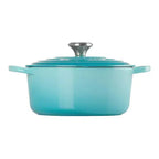 Panela Le Creuset Redonda Signature Azul Caribe 1,3L 16cm