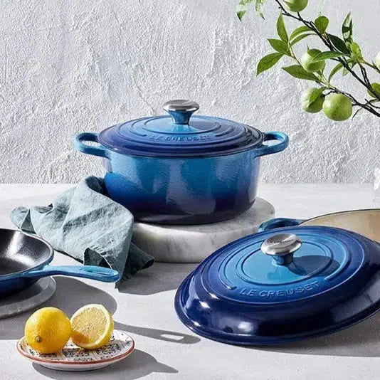 Panela Le Creuset Redonda Signature Azure 1,3L 16cm