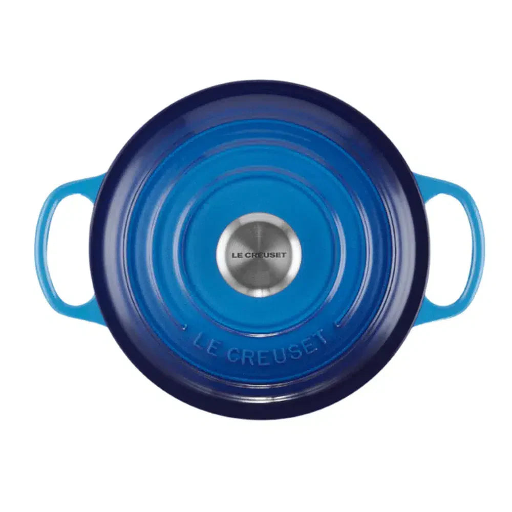 Panela Le Creuset Redonda Signature Azure 5,3L 26cm