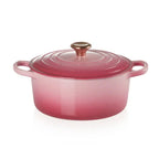 Panela Le Creuset Redonda Signature Berry com Pegador de Cobre 2,4L 20cm