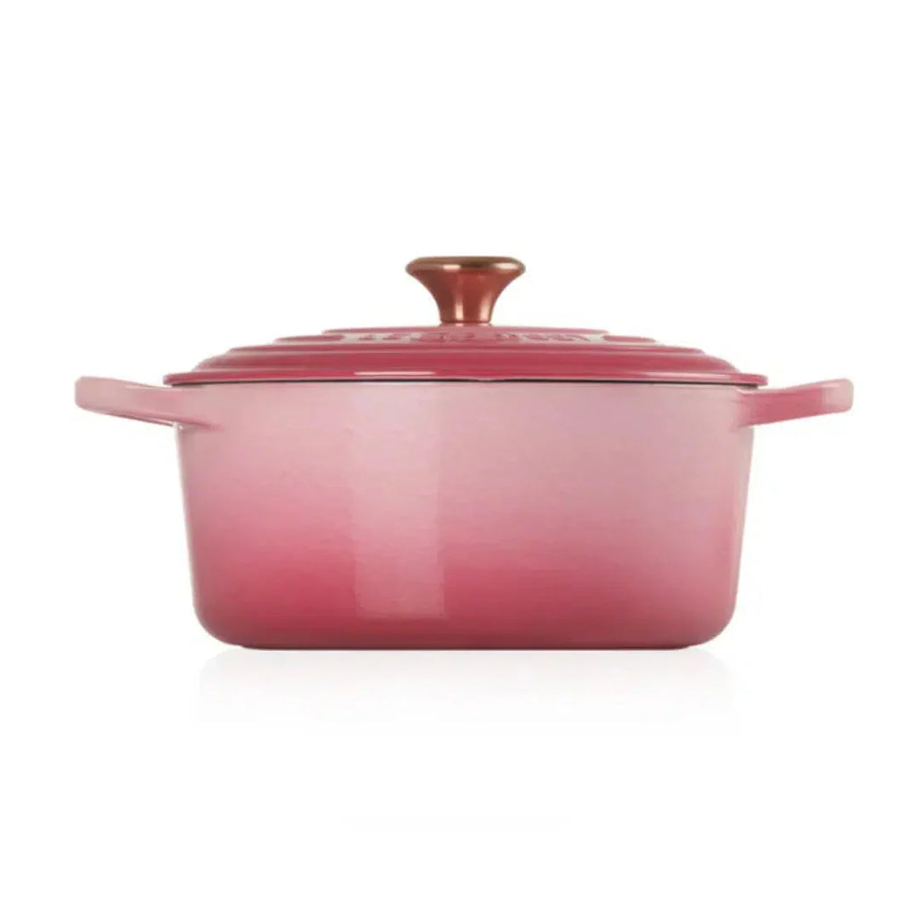 Panela Le Creuset Redonda Signature Berry com Pegador de Cobre 2,4L 20cm