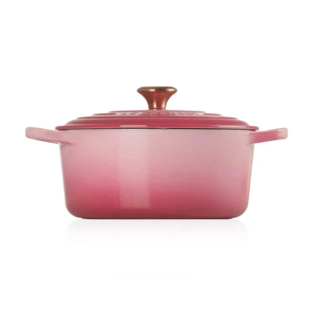 Panela Le Creuset Redonda Signature Berry com Pegador de Cobre 2,4L 20cm