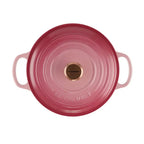 Panela Le Creuset Redonda Signature Berry com Pegador de Cobre 2,4L 20cm