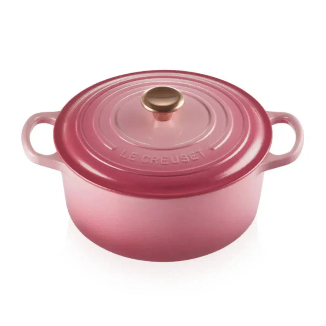 Panela Le Creuset Redonda Signature Berry com Pegador de Cobre 2,4L 20cm