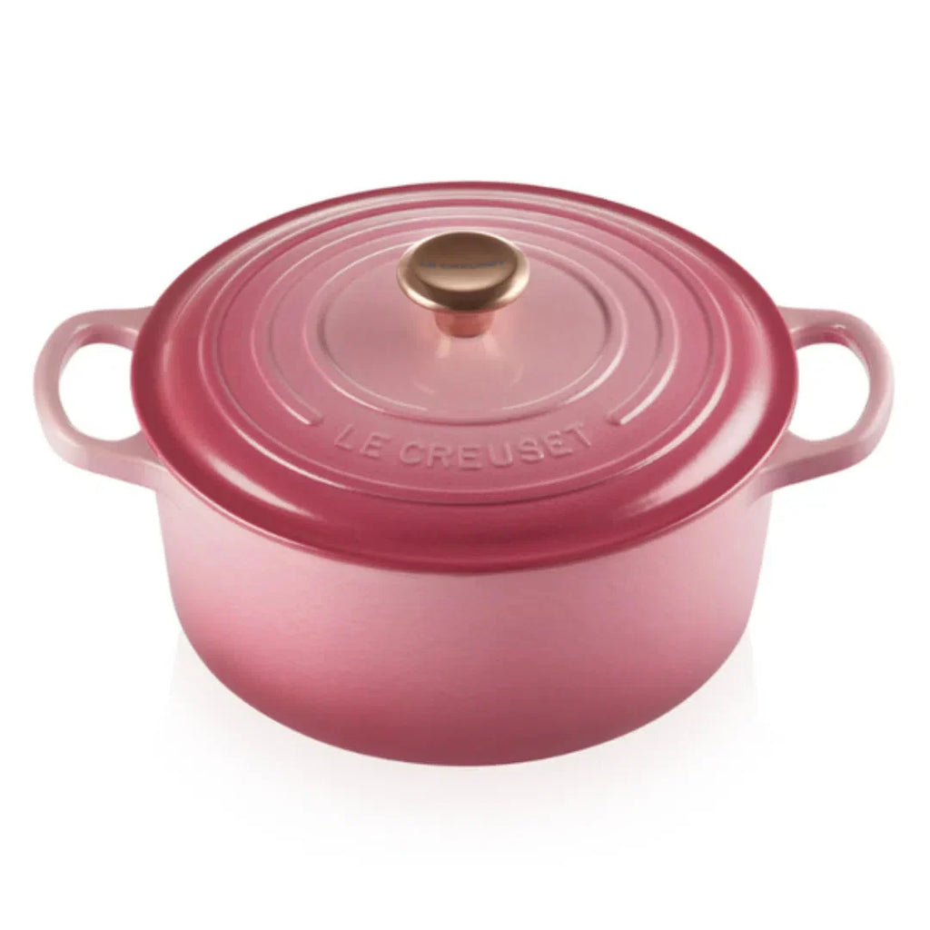 Panela Le Creuset Redonda Signature Berry com Pegador de Cobre 2,4L 20cm