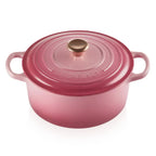 Panela Le Creuset Redonda Signature Berry com Pegador de Cobre 2,4L 20cm