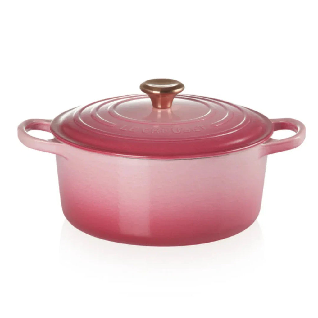 Panela Le Creuset Redonda Signature Berry com Pegador de Cobre 2,4L 20cm