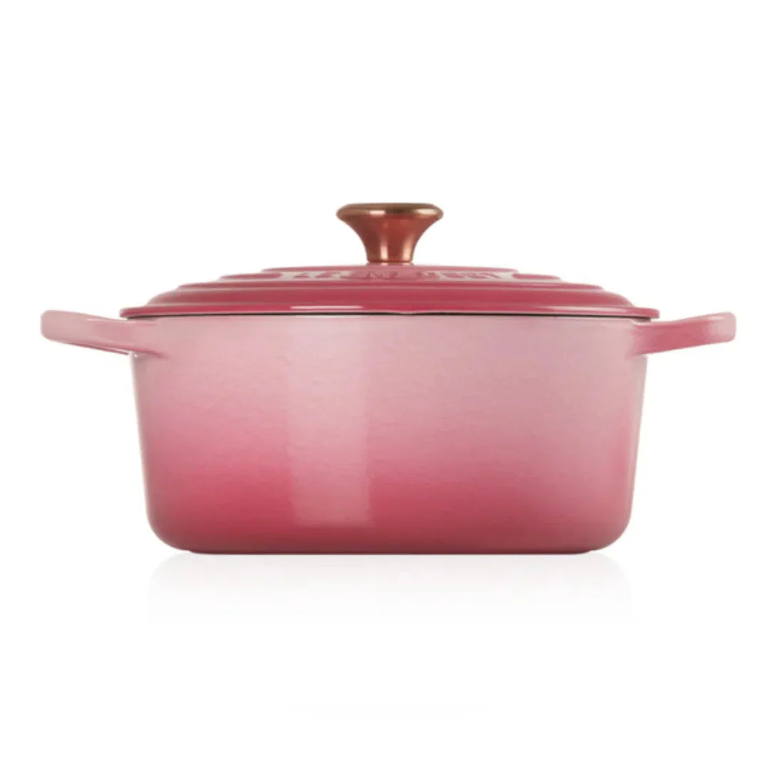 Panela Le Creuset Redonda Signature Berry com Pegador de Cobre 2,4L 20cm