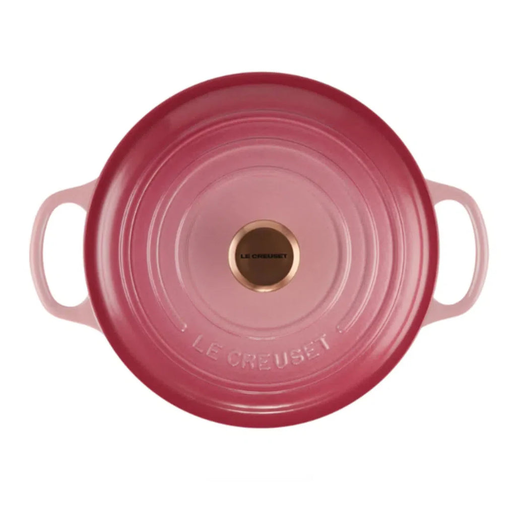 Panela Le Creuset Redonda Signature Berry com Pegador de Cobre 2,4L 20cm