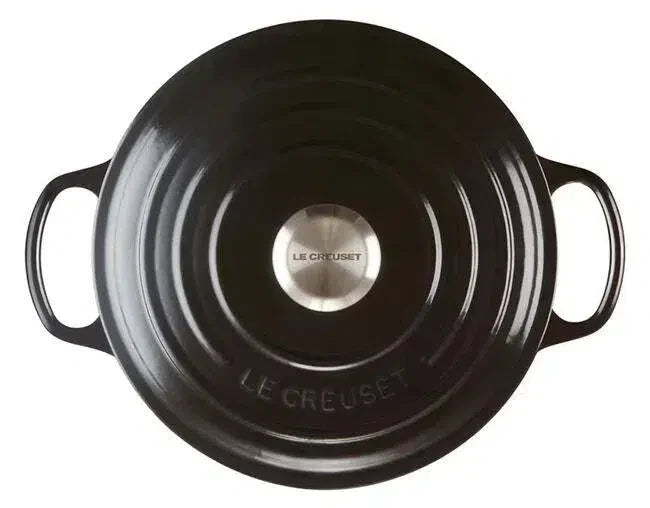 Panela Le Creuset Redonda Signature Black Onyx 3,3L 22cm