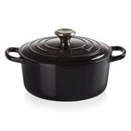 Panela Le Creuset Redonda Signature Black Onyx 4,2L 24cm