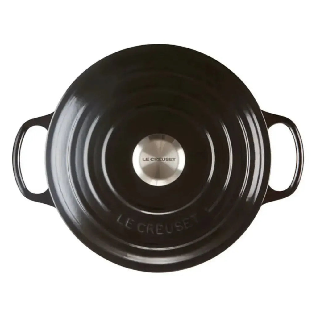 Panela Le Creuset Redonda Signature Black Onyx 4,2L 24cm