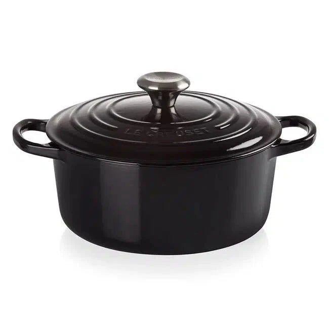 Panela Le Creuset Redonda Signature Black Onyx 5,3L 26cm
