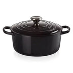 Panela Le Creuset Redonda Signature Black Onyx 5,3L 26cm