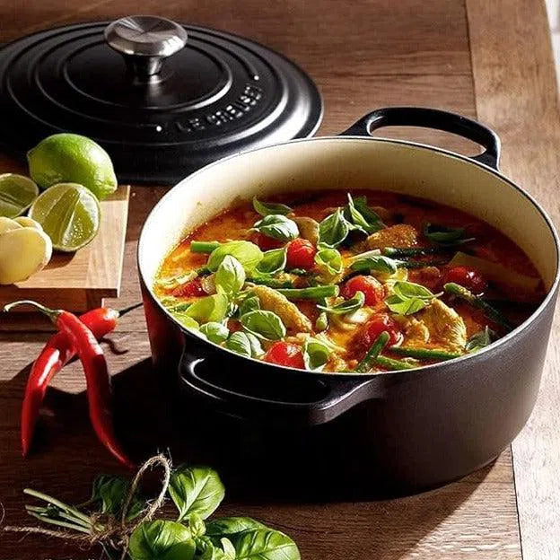 Panela Le Creuset Redonda Signature Black Onyx 5,3L 26cm