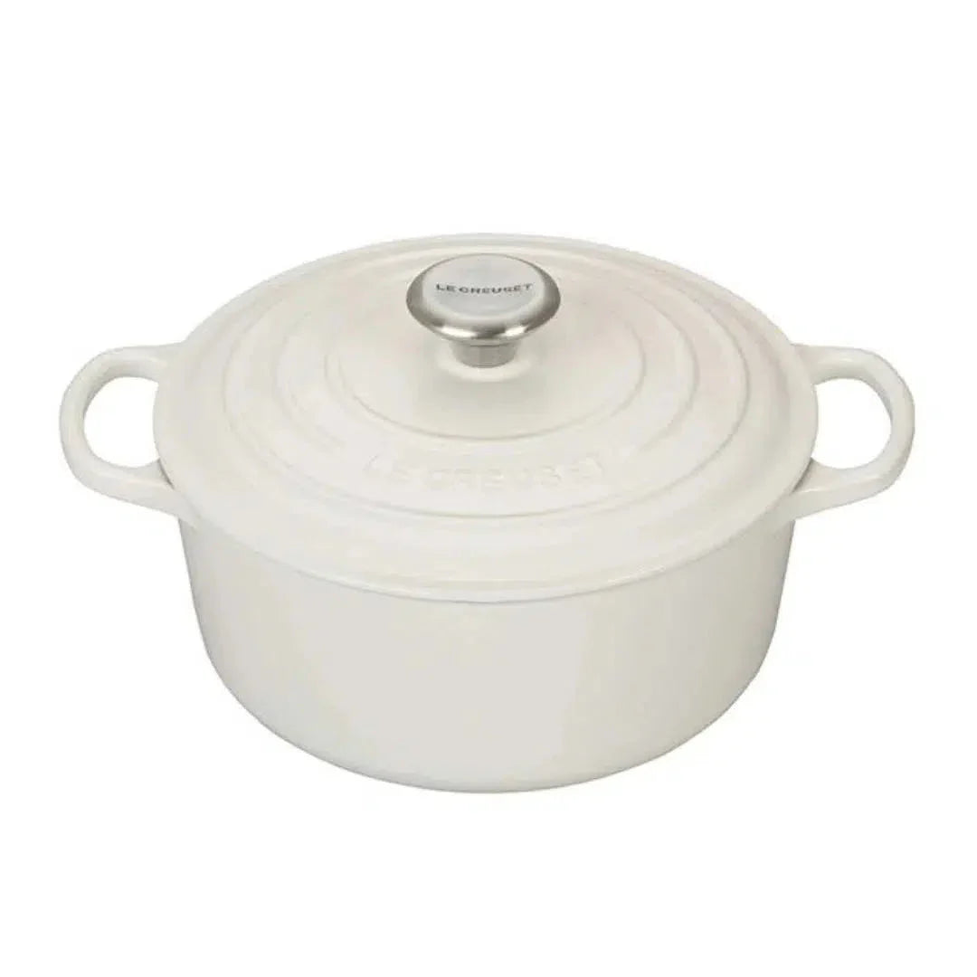 Panela Le Creuset Redonda Signature Branco 2,4L 20cm