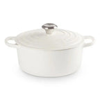 Panela Le Creuset Redonda Signature Branco 2,4L 20cm