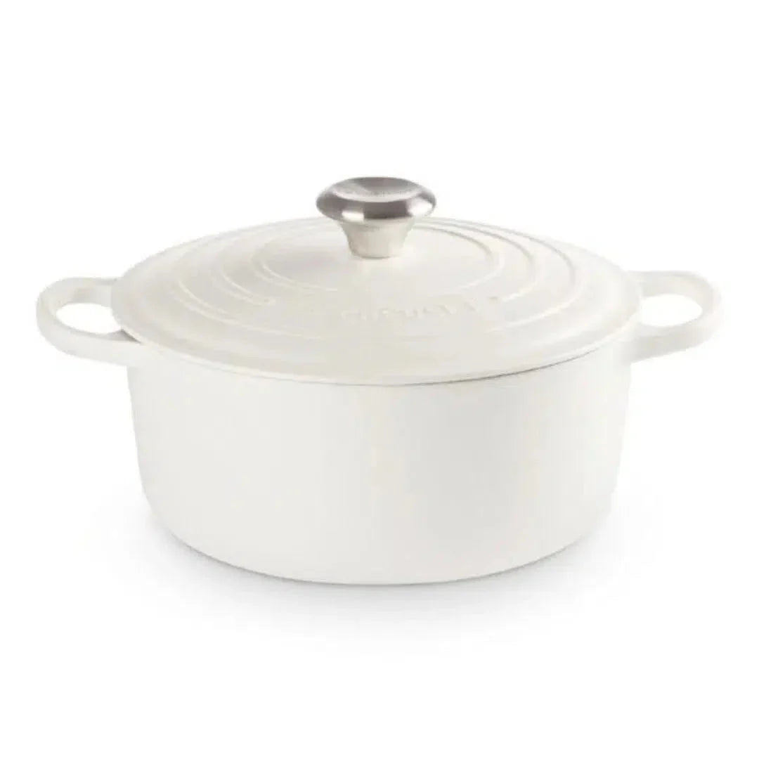 Panela Le Creuset Redonda Signature Branco 2,4L 20cm