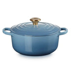Panela Le Creuset Redonda Signature Chambray 6,7L 28cm