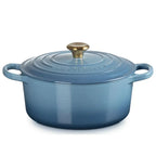 Panela Le Creuset Redonda Signature Chambray 6,7L 28cm