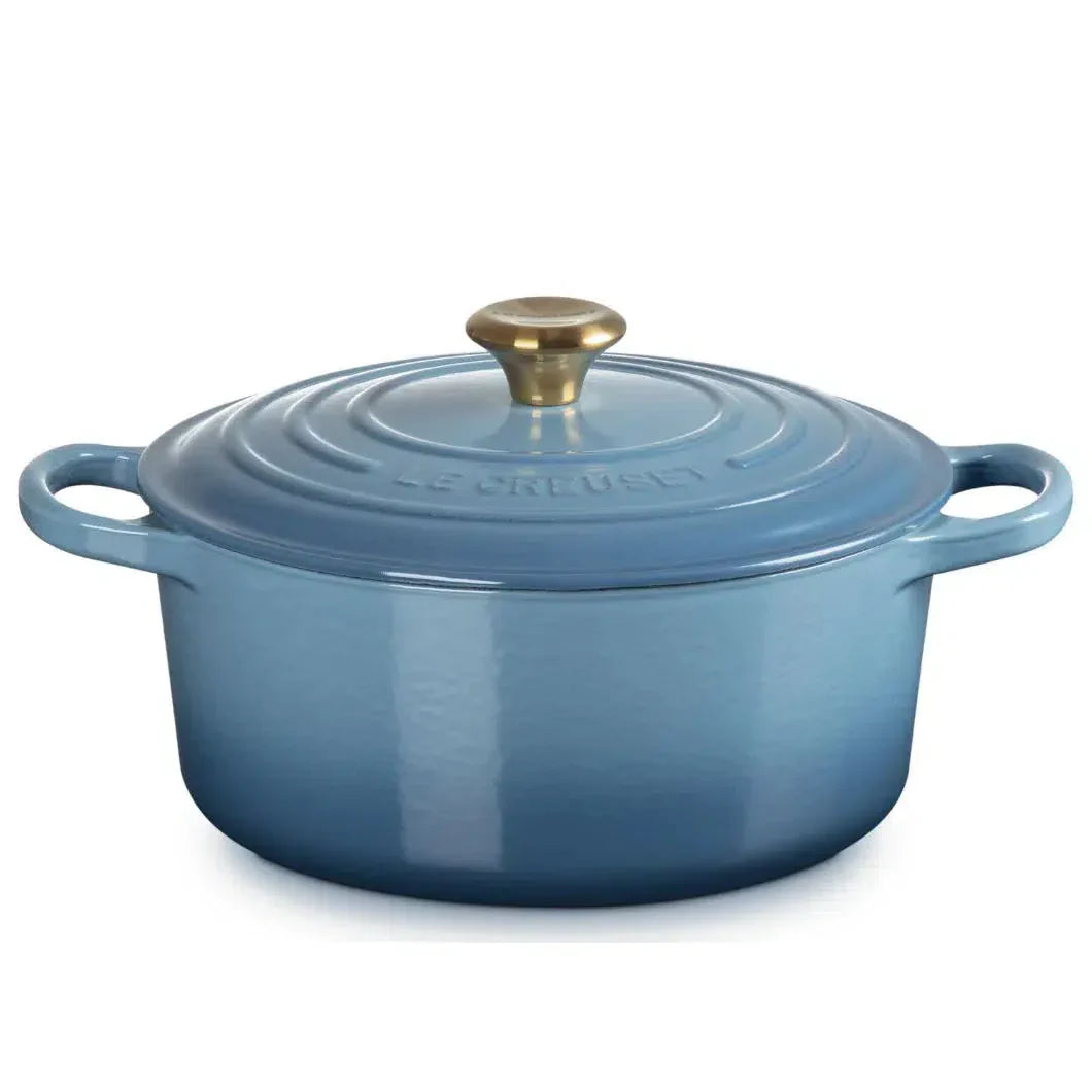 Panela Le Creuset Redonda Signature Chambray 6,7L 28cm