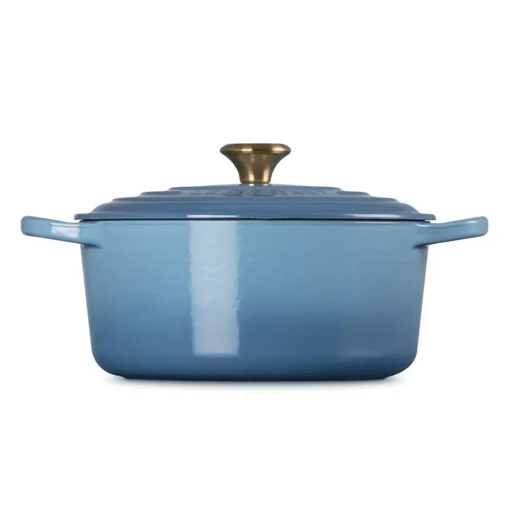 Panela Le Creuset Redonda Signature Chambray 6,7L 28cm