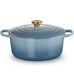 Panela Le Creuset Redonda Signature Chambray 6,7L 28cm