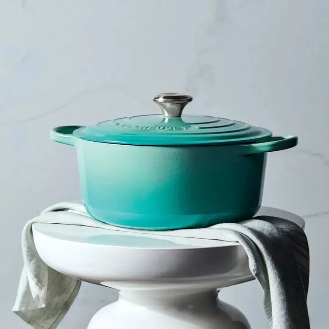 Panela Le Creuset Redonda Signature Cool Mint 1,8L 18cm