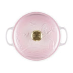 Panela Le Creuset Redonda Signature Glinda Wicked Collection Shell Pink 4,2L 24cm