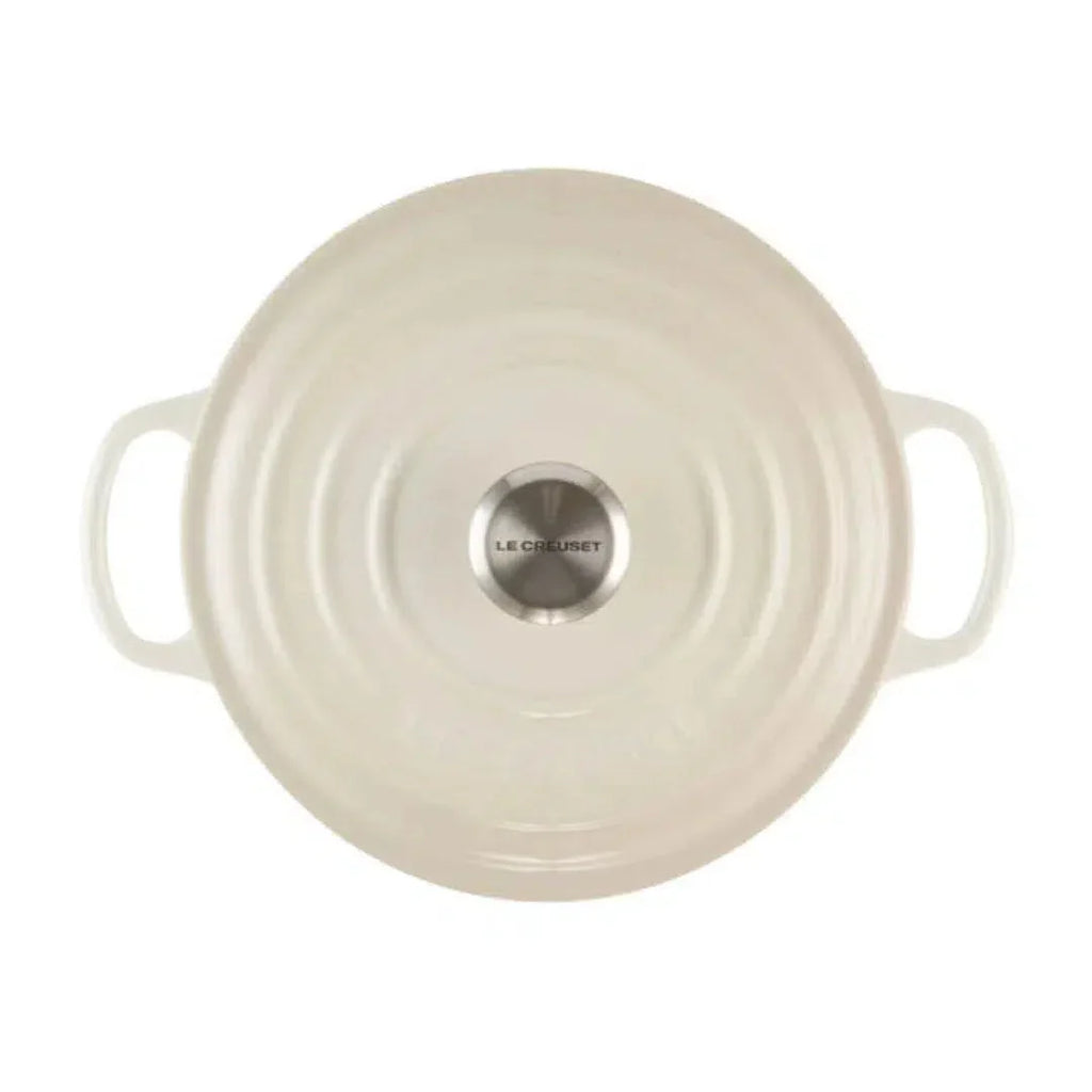 Panela Le Creuset Redonda Signature Meringue 5,3L 26cm