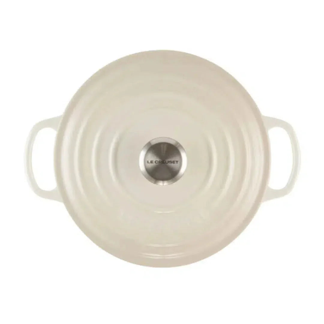 Panela Le Creuset Redonda Signature Meringue 5,3L 26cm