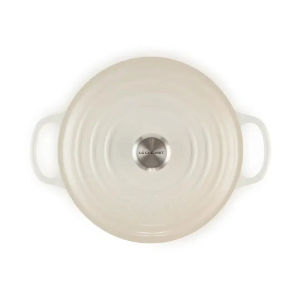 Panela Le Creuset Redonda Signature Meringue 5,3L 26cm
