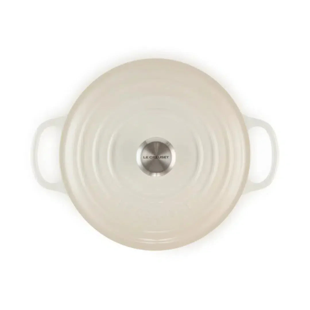Panela Le Creuset Redonda Signature Meringue 5,3L 26cm