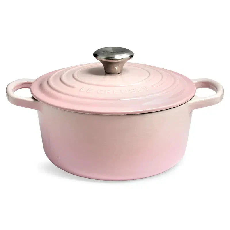 Panela Le Creuset Redonda Signature Shell Pink 3,3L 22cm