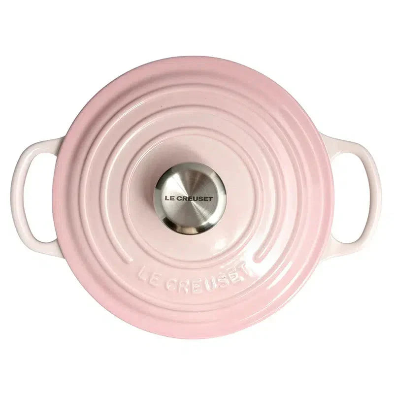 Panela Le Creuset Redonda Signature Shell Pink 3,3L 22cm