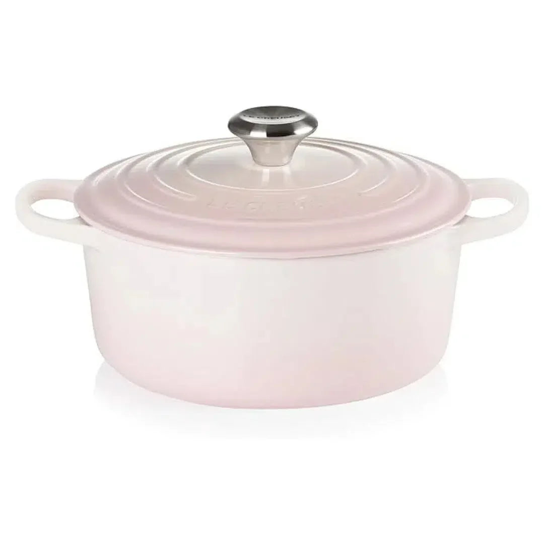Panela Le Creuset Redonda Signature Shell Pink 3,3L 22cm