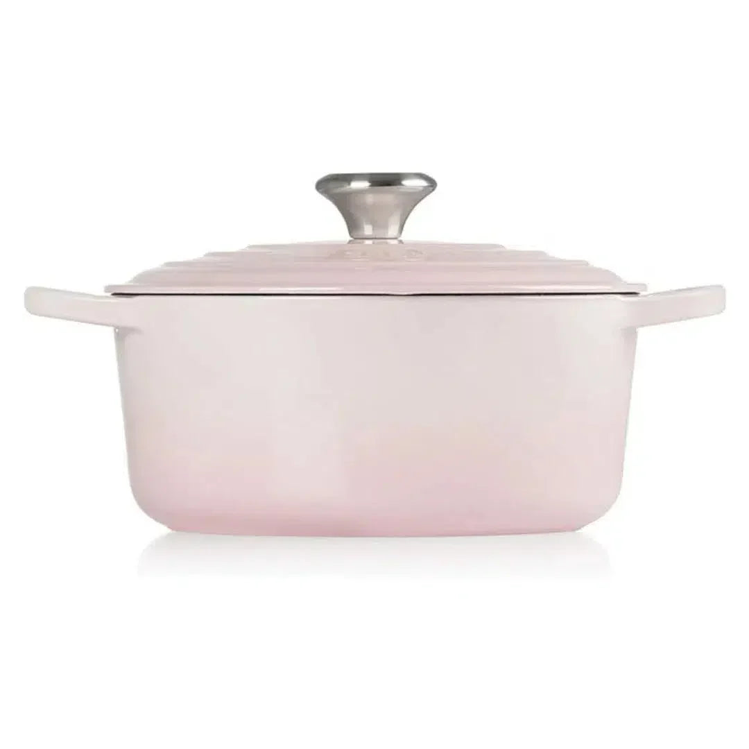 Panela Le Creuset Redonda Signature Shell Pink 3,3L 22cm