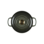 Panela Le Creuset Redonda Signature Thyme com Pegador Dourado 1,8L 18cm