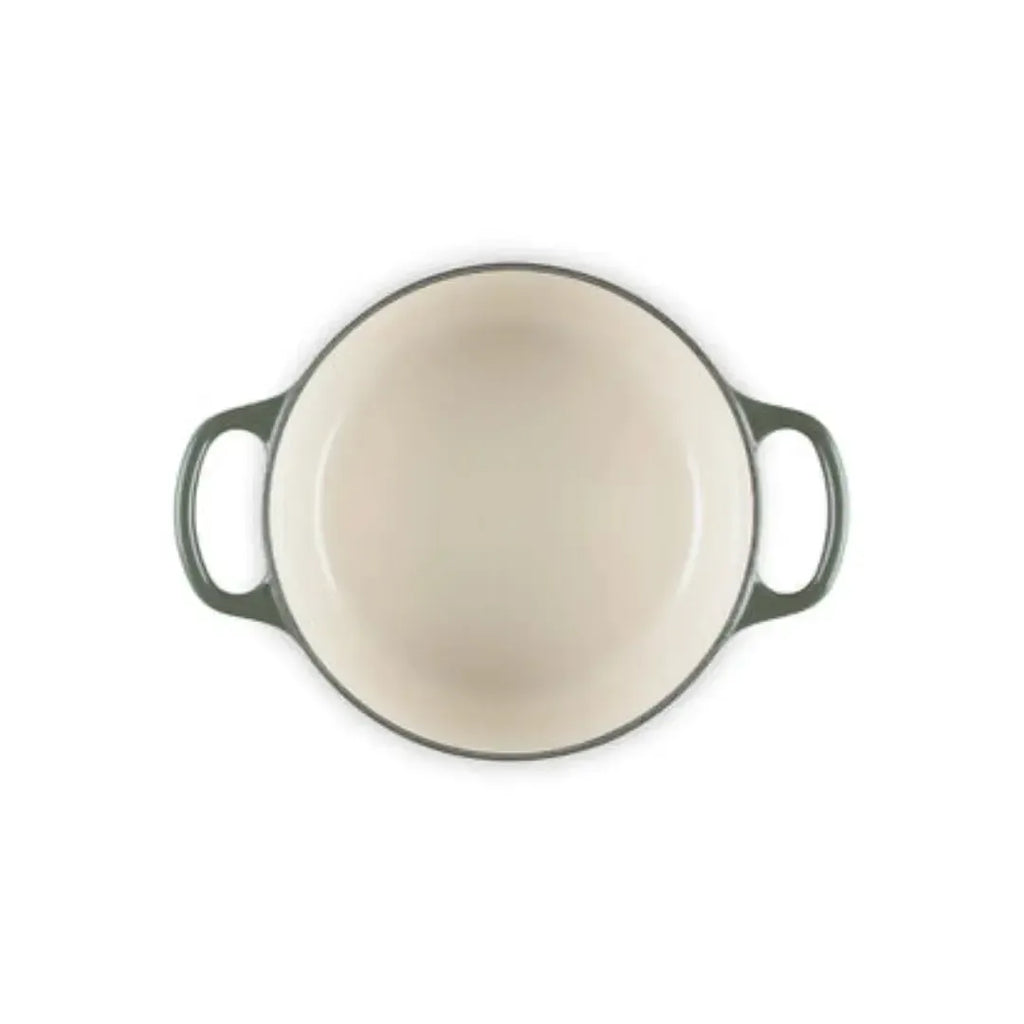 Panela Le Creuset Redonda Signature Thyme com Pegador Dourado 2,4L 20cm