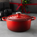 Panela Le Creuset Redonda Signature Vermelha 900ml 14cm