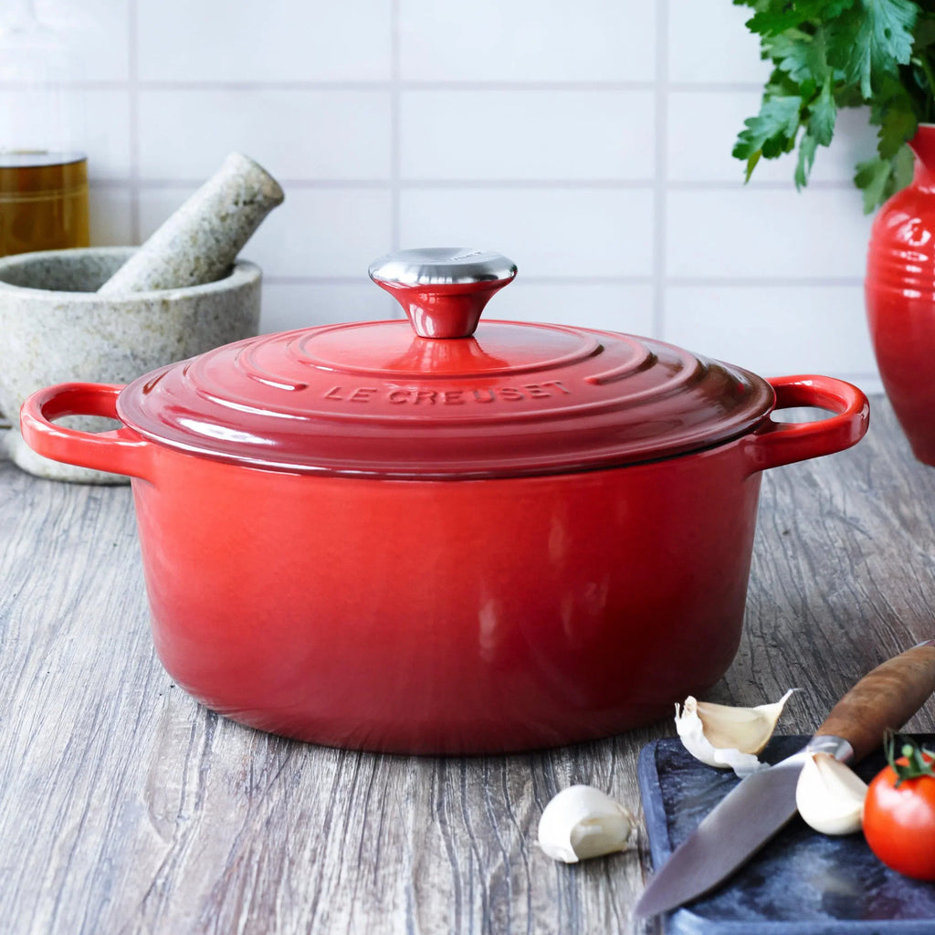 Panela Le Creuset Redonda Signature Vermelha 900ml 14cm
