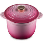 Panela Le Creuset para Arroz Sem Tampa Interna Berry com Pegador Dourado 2,8L 20cm
