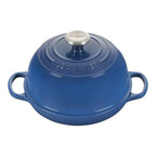 Panela Le Creuset para Pão Signature 24cm Azul Marseille