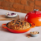 Panela Le Creuset para Pão Signature 24cm Azul Marseille