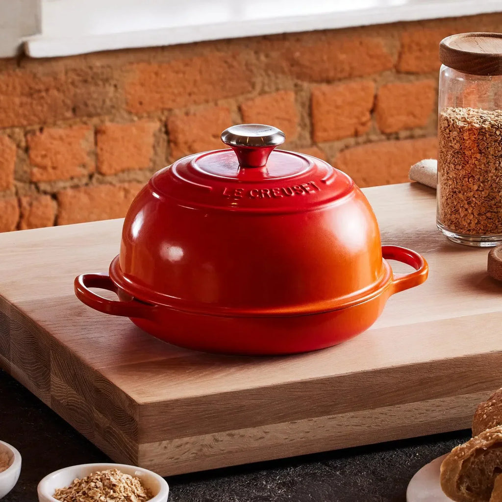 Panela Le Creuset para Pão Signature 24cm Azul Marseille