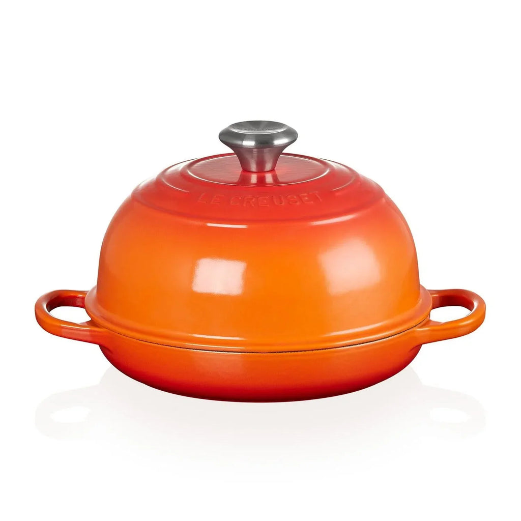 Panela Le Creuset para Pão Signature 24cm Azul Marseille